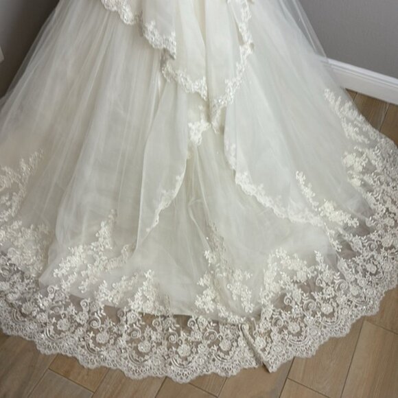 Narin Moda Wedding Dress Ball Gown Size 8 and EU Size 38 - Picture 8 of 16